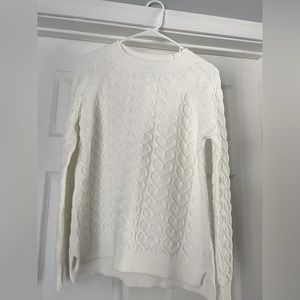 Cable knit sweater